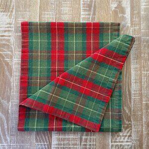 Plaid Holiday Table Runner - 67" x 15"